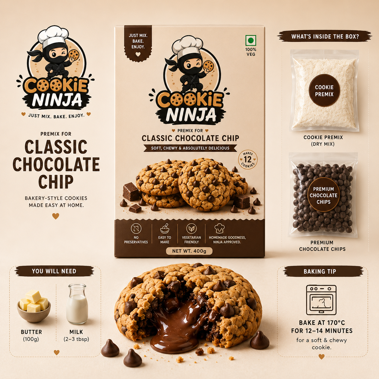 Classic Chocolate Chip Premix